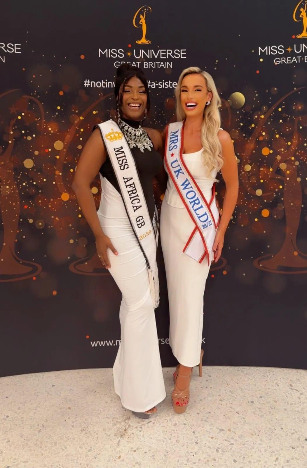 Miss Africa GB at Miss Universe GB Finals 2