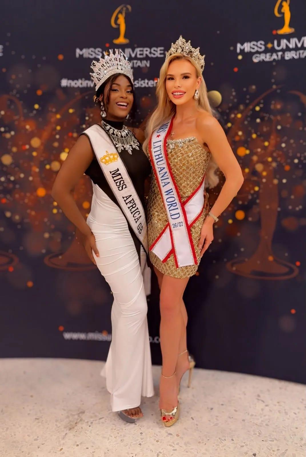Miss Africa GB at Miss Universe GB Finals 4