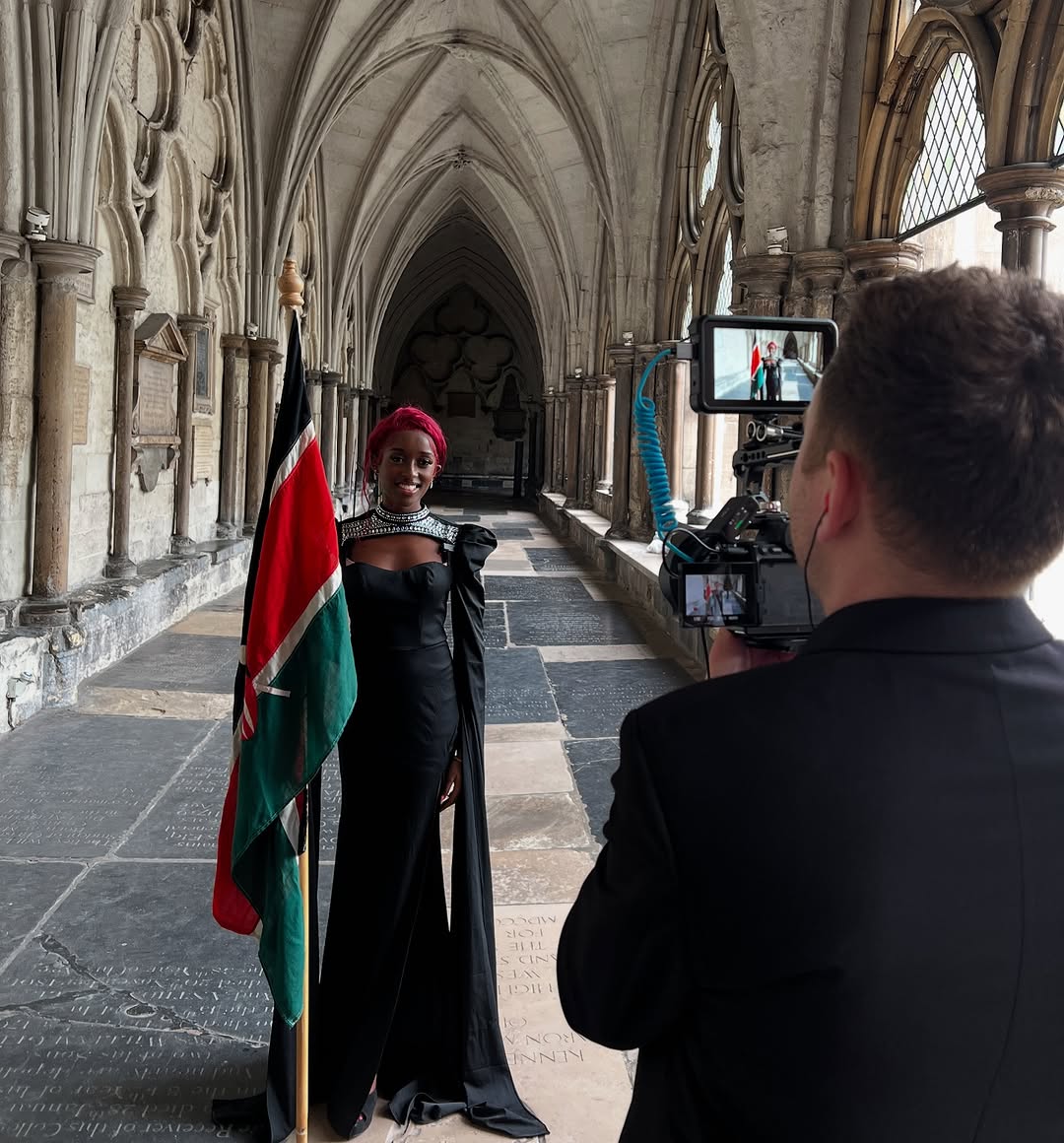 Miss Africa GB Deborah is Commonwealth flag bearer for Kenya